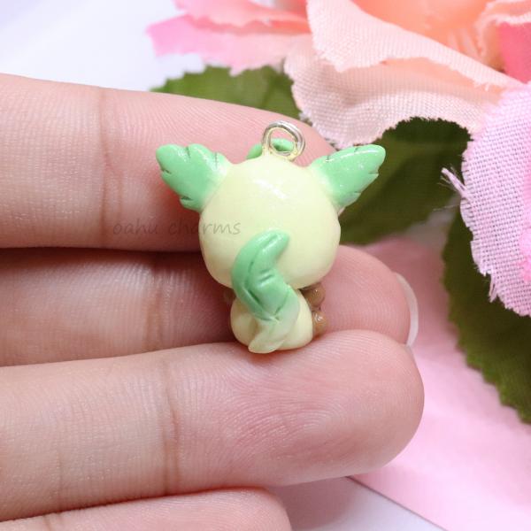 Leafeon Polymer Clay Charm picture