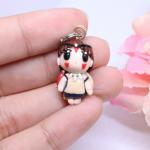 Princess Mononoke Inspired Polymer Clay Charm