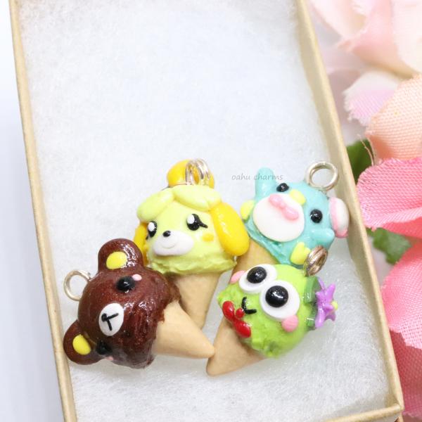 Ice Cream Polymer Clay Charm (4 styles available) picture