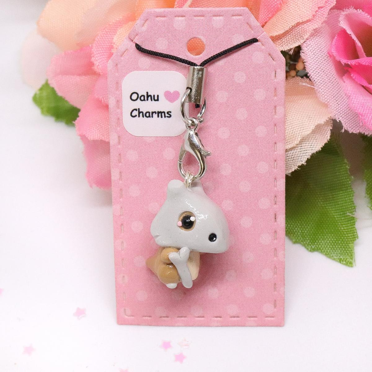 Cubone Pokemon Polymer Clay Charm picture