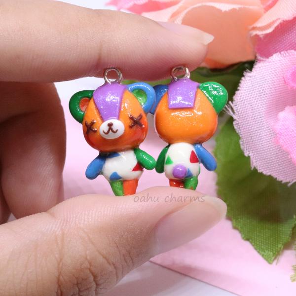 Animal Crossing Stitches Polymer Clay Charm picture