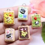 Poptart Polymer Clay Charm (5 styles available)