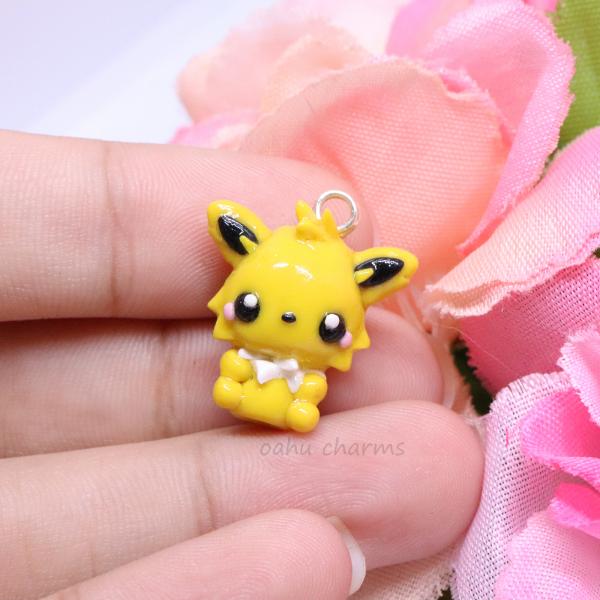 Jolteon Polymer Clay Charm picture
