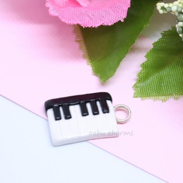 Piano Keyboard Polymer Clay Charm picture