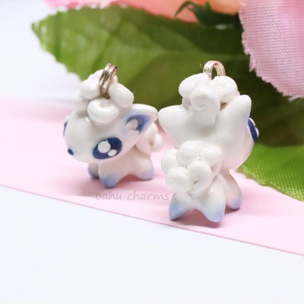 Alolan Vulpix Polymer Clay Charm picture