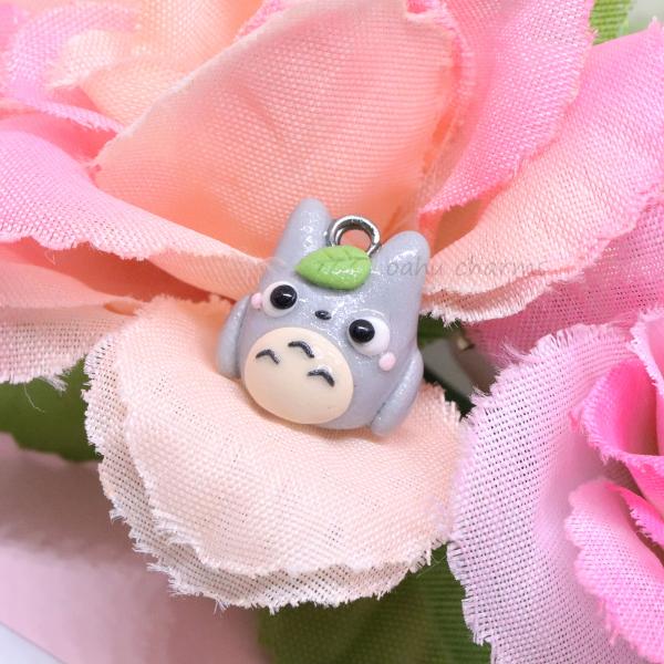 Chubby Totoro Polymer Clay Charm picture