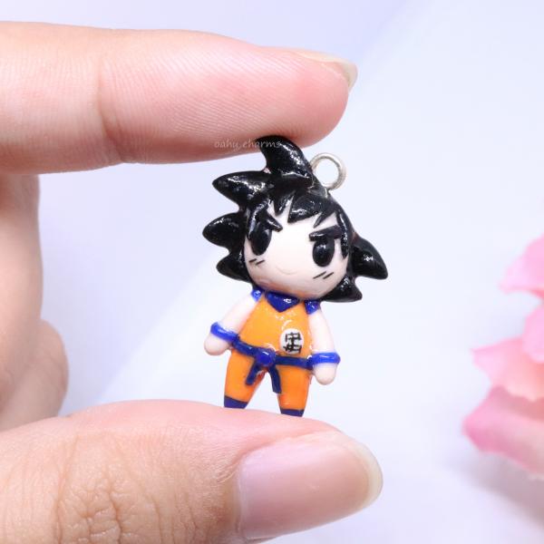 Goku Inspired Polymer Clay  Charm picture