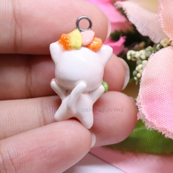 Sushi Kitty Polymer Clay Charm picture