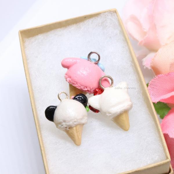 Ice Cream Polymer Clay Charm (3 styles available) picture