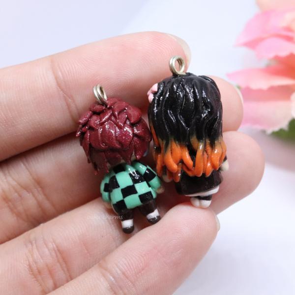 Demon Slayer Inspired Character Polymer Clay Charm (2 styles available) picture