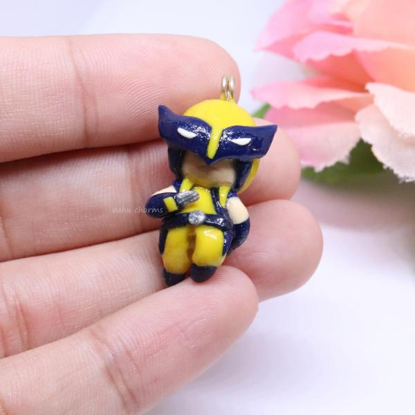 Wolverine Inspired Polymer Clay Charm picture