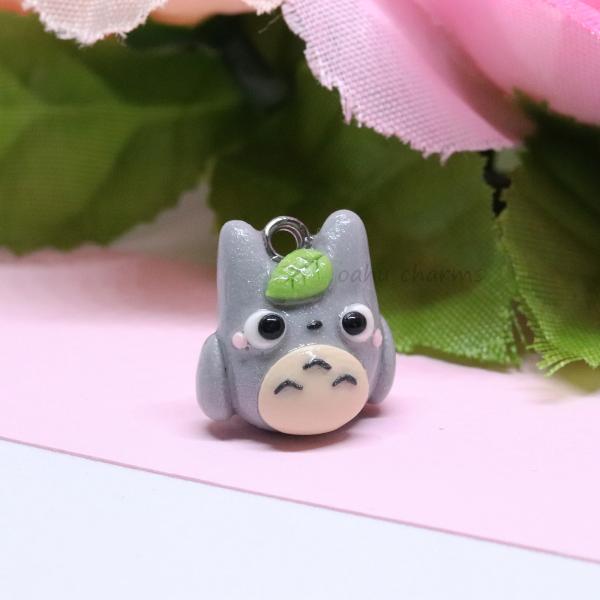 Chubby Totoro Polymer Clay Charm picture
