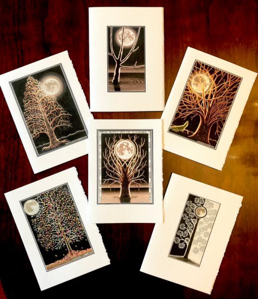 GREETING CARDS - Assorted Trees picture