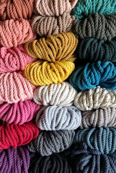 5mm Cotton Rope Bundles - COLORED ROPE picture