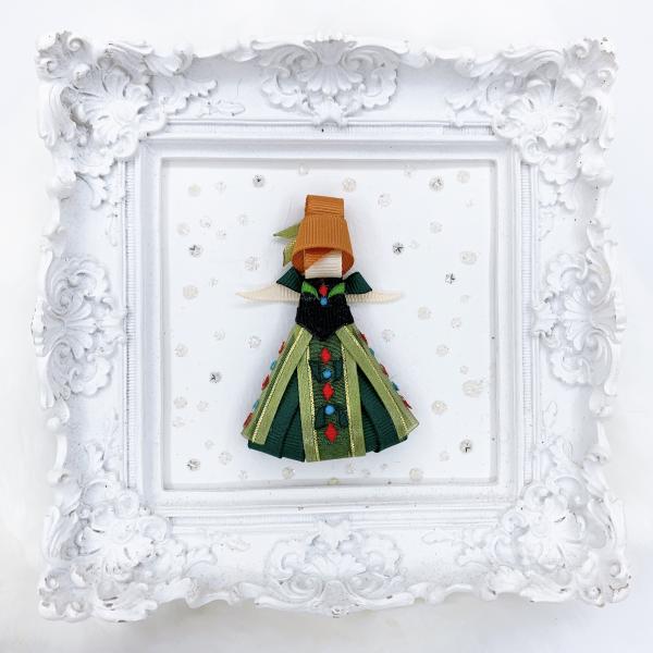 Limited Edition Anna Framed Ribbon Art picture