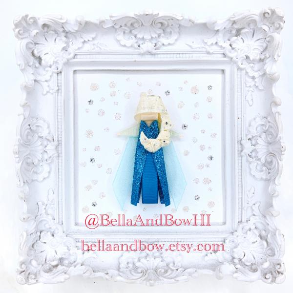 Limited Edition Elsa Framed Ribbon Art picture