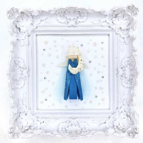 Limited Edition Elsa Framed Ribbon Art picture
