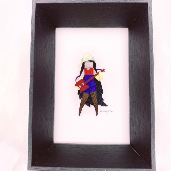 Limited Edition Marceline Framed Ribbon Art picture
