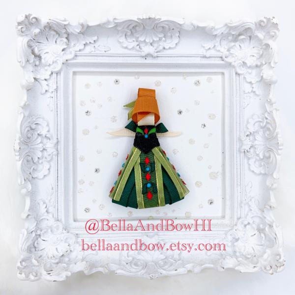 Limited Edition Anna Framed Ribbon Art picture