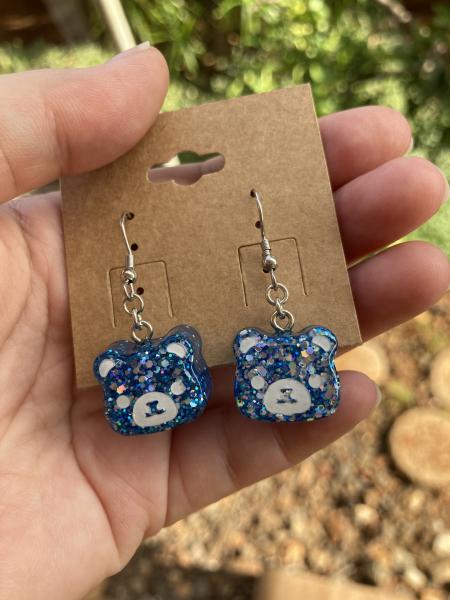 Blue Bear Earrings picture