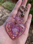 Hello Kitty Puffy Heart Charm