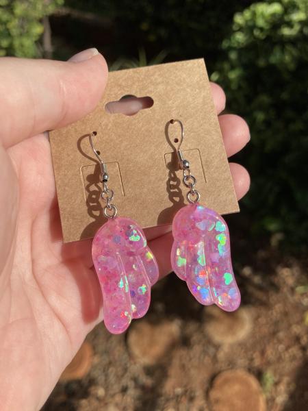 Pink Wing Earrings picture