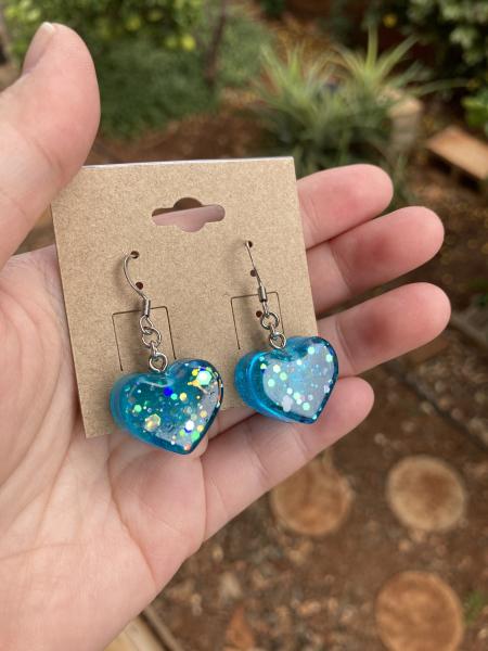 Blue Heart Earrings picture