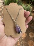 Taro Boba Tea Necklace