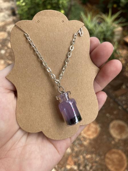 Taro Boba Tea Necklace