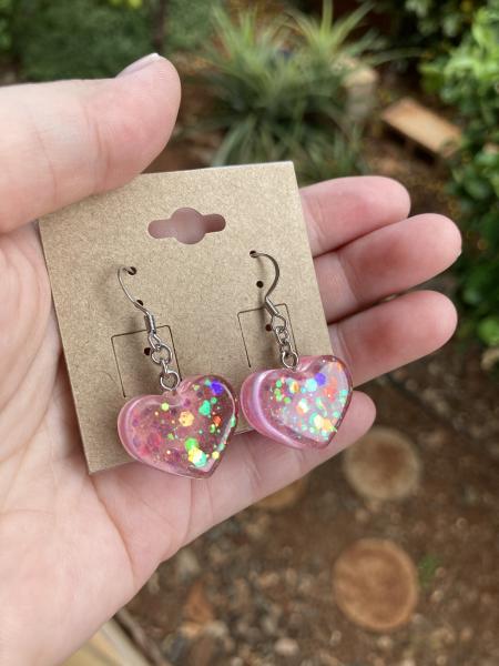 Pink Heart Earrings picture