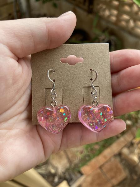 Pink Heart Earrings picture