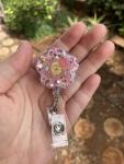 Pink Neko Badge Reel