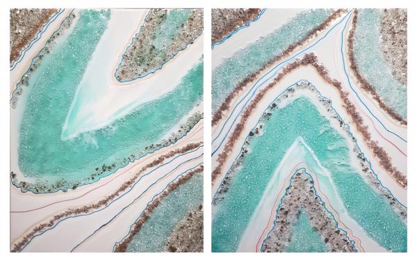 Resin Seascape - Set of 2 picture