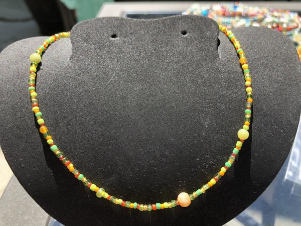 Beaded necklace picture