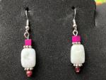 Semi precious and Bead earrings