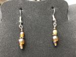 Semi precious and Bead earrings