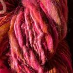 Pink and Brown - heavy worsted