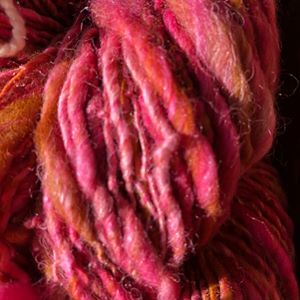 Pink and Brown - heavy worsted picture