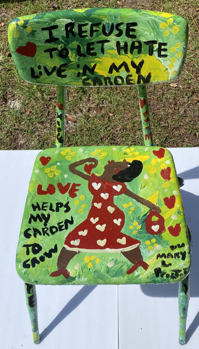 Painted Virco Student Chairs picture