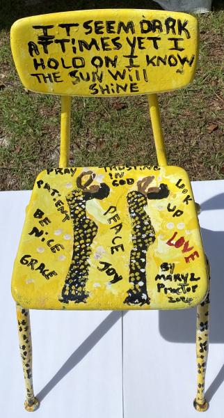 Painted Virco Student Chairs picture