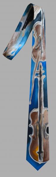 Blue Violin Tie