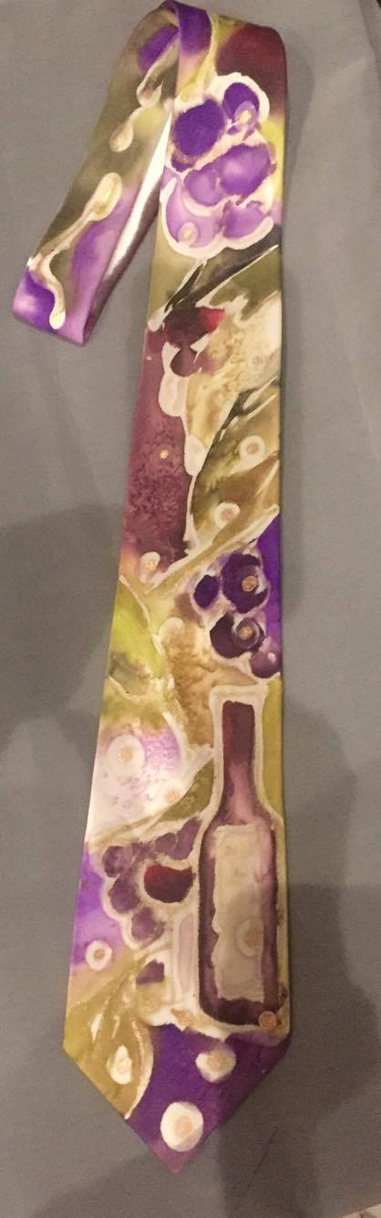 Napa wine tie