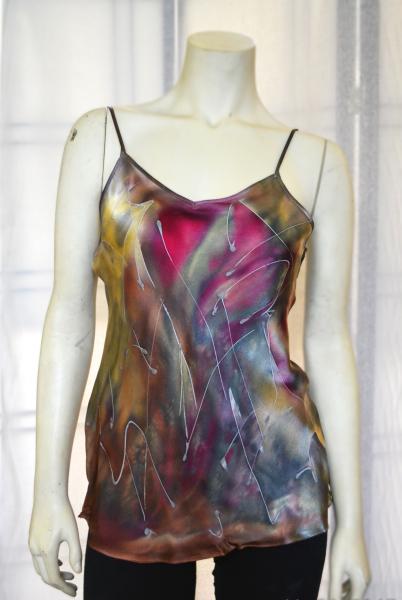Brown Abstract Camisole