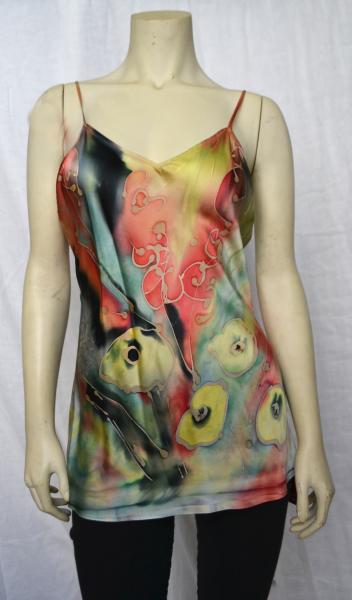 Yellow daisy red floral Camisole