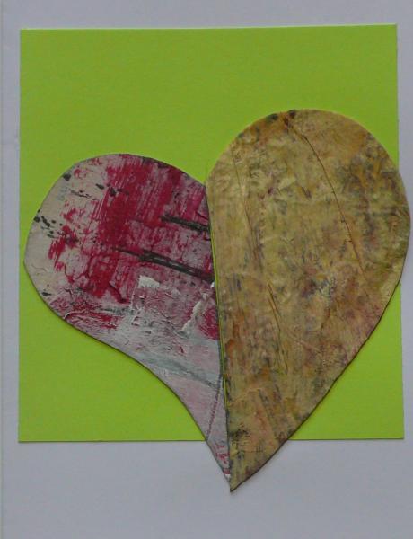 card -Two Hearts as One #20 ; 5"x7" picture