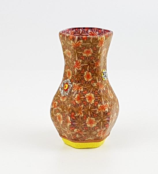Vase, Small,  with yellow base and stars picture