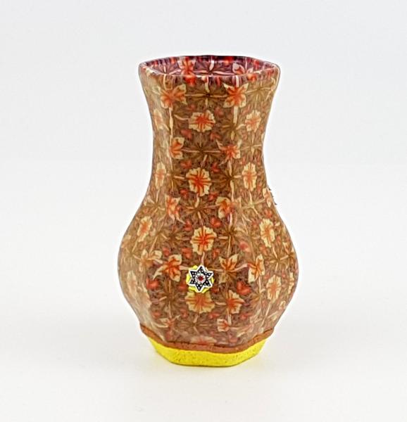 Vase, Small,  with yellow base and stars picture