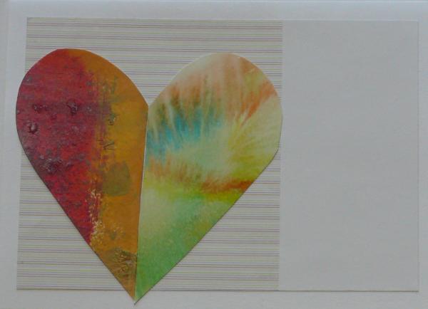 card -Two Hearts as One #12 ; 5"x7" picture