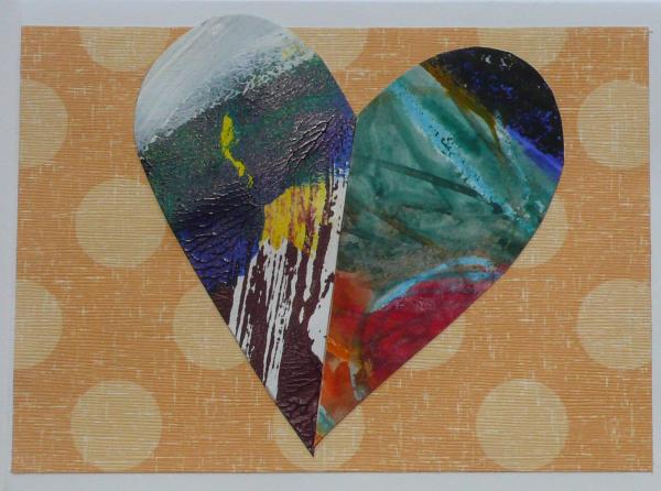 card -Two Hearts as One #10 ; 5"x7" picture