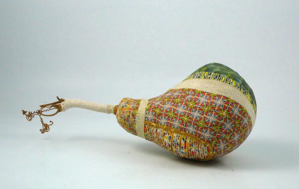 Fall colors whimsical Gourd